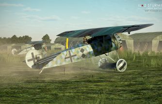 IL-2 Great Battles: JDD N°282 Fokker DVIII en courte finale